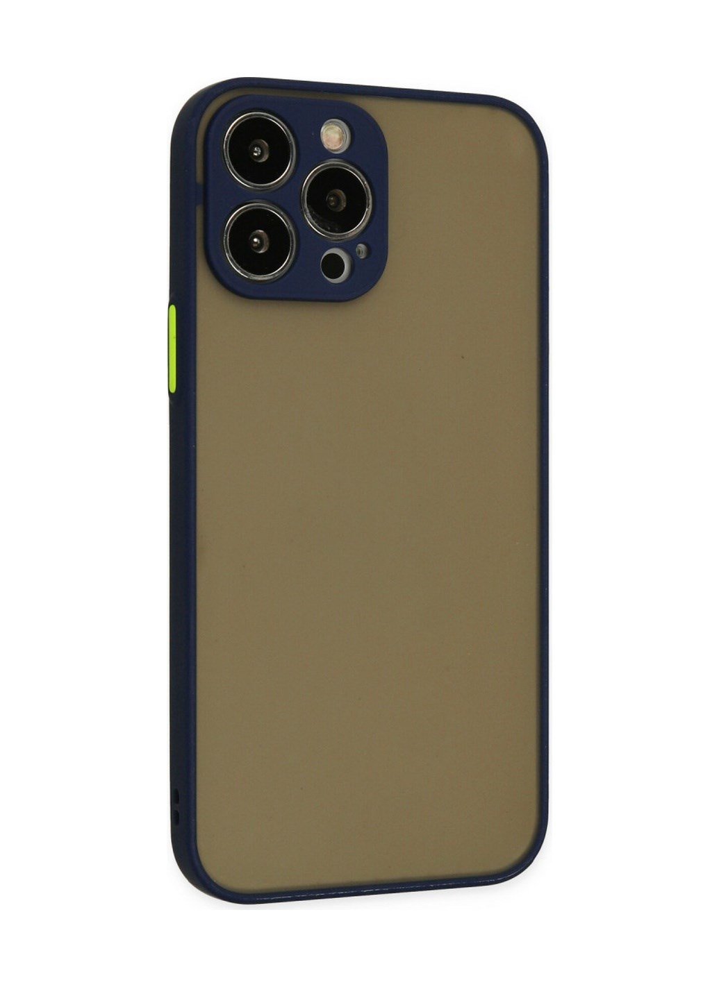 Apple Uyumlu   iPhone 13 Pro Kılıf Montreal Silikon Kapak - Lacivert Belirtilmemiş