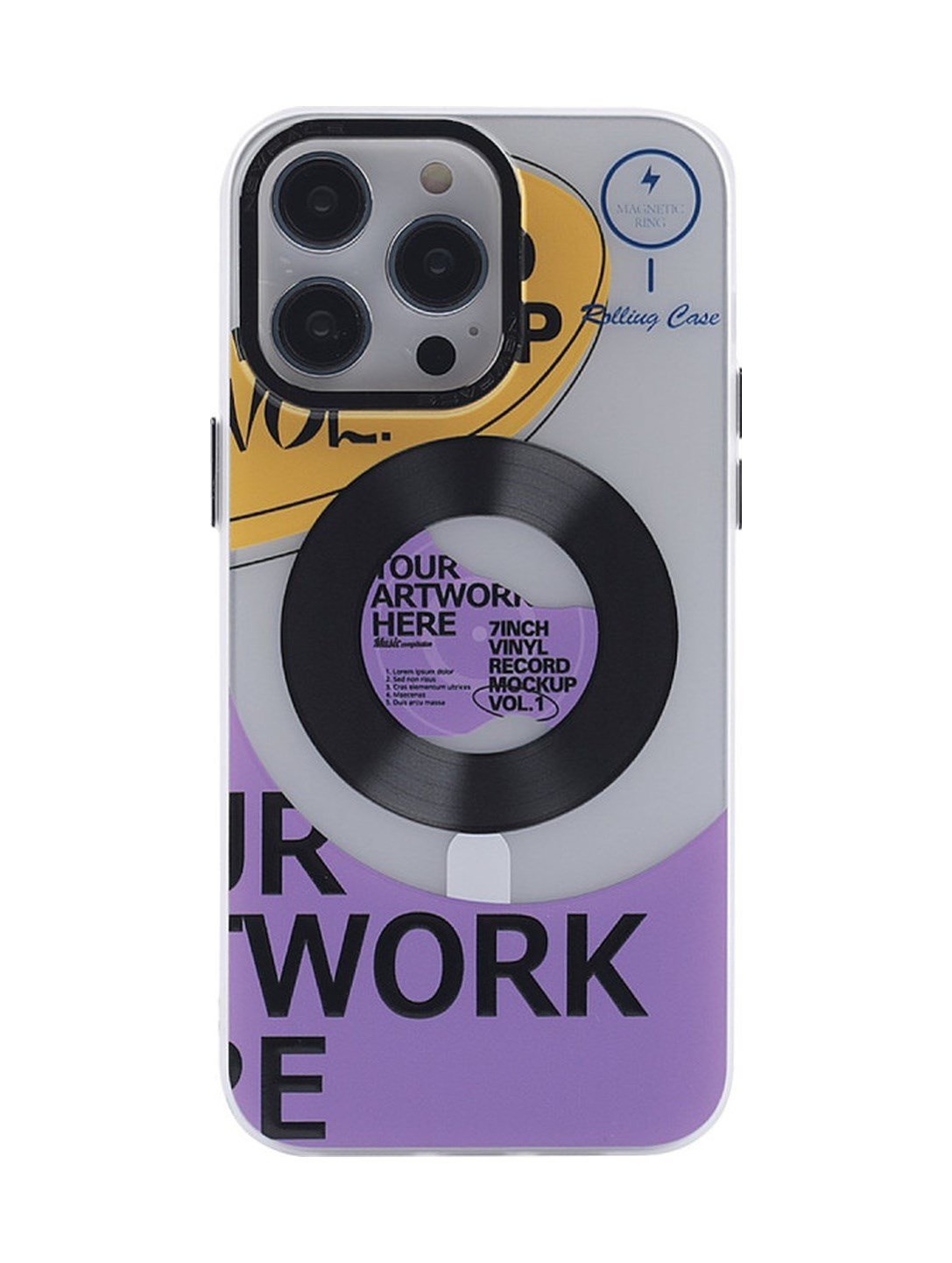 Apple Uyumlu   iPhone 13 Pro Max Kılıf Apollo Magneticsafe Desenli Kapak - Apollo Şeffaf - 6 Belirtilmemiş