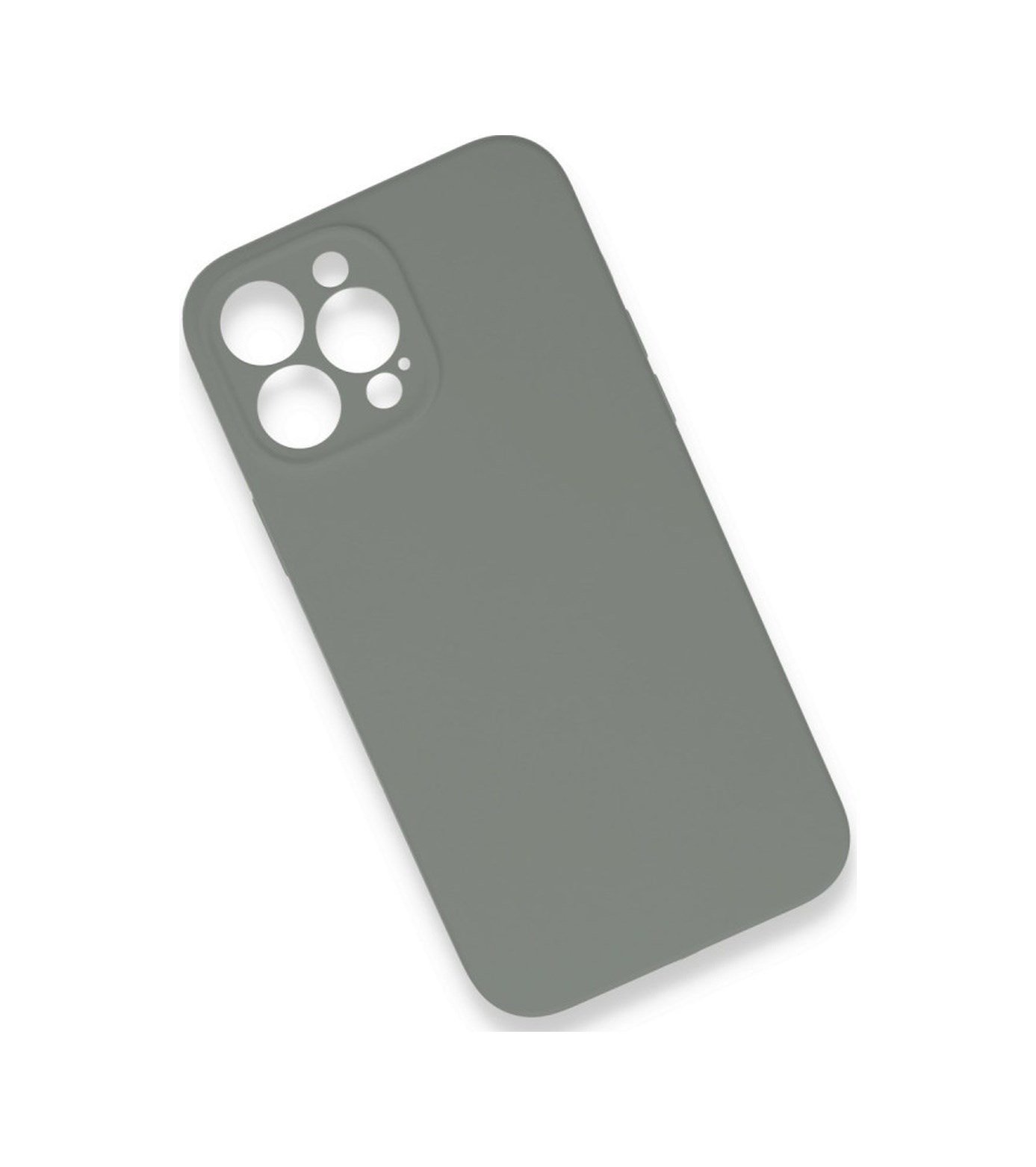 Apple Uyumlu   iPhone 13 Pro Max Kılıf Lansman Legant Silikon - Gri Belirtilmemiş