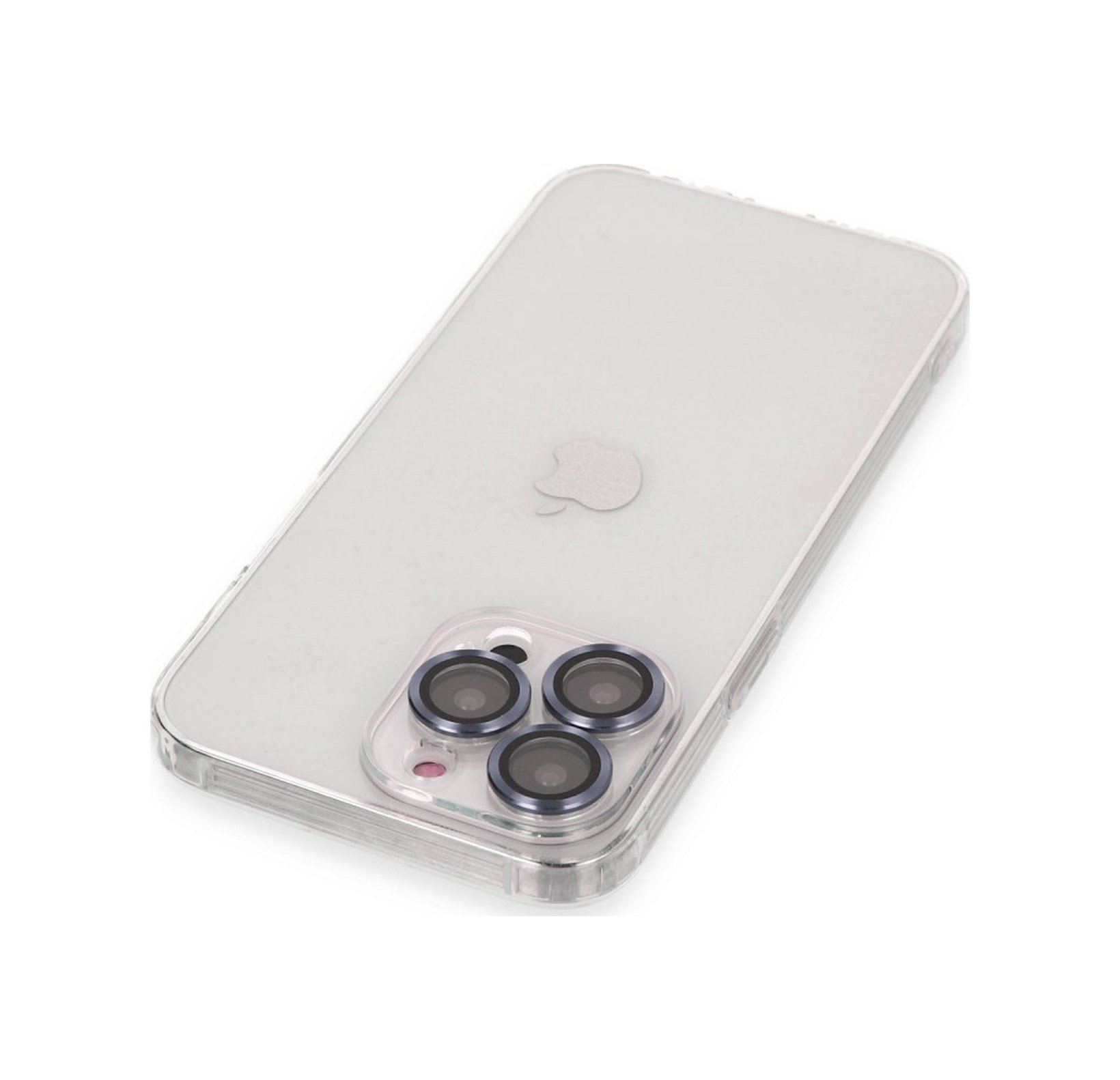 Apple   Uyumlu   iPhone 13 Pro Max Kılıf Luko Lens Silikon - Sierra Blue Belirtilmemiş