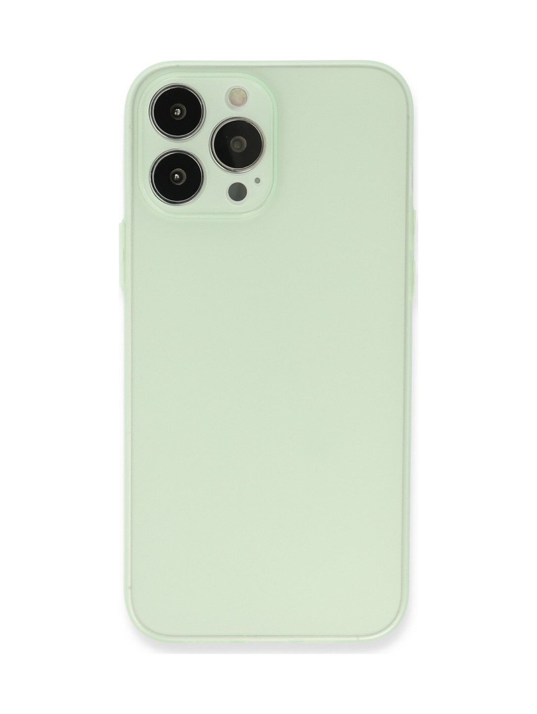 Apple Uyumlu   iPhone 13 Pro Max Kılıf Puma Silikon - Açık Yeşil Belirtilmemiş