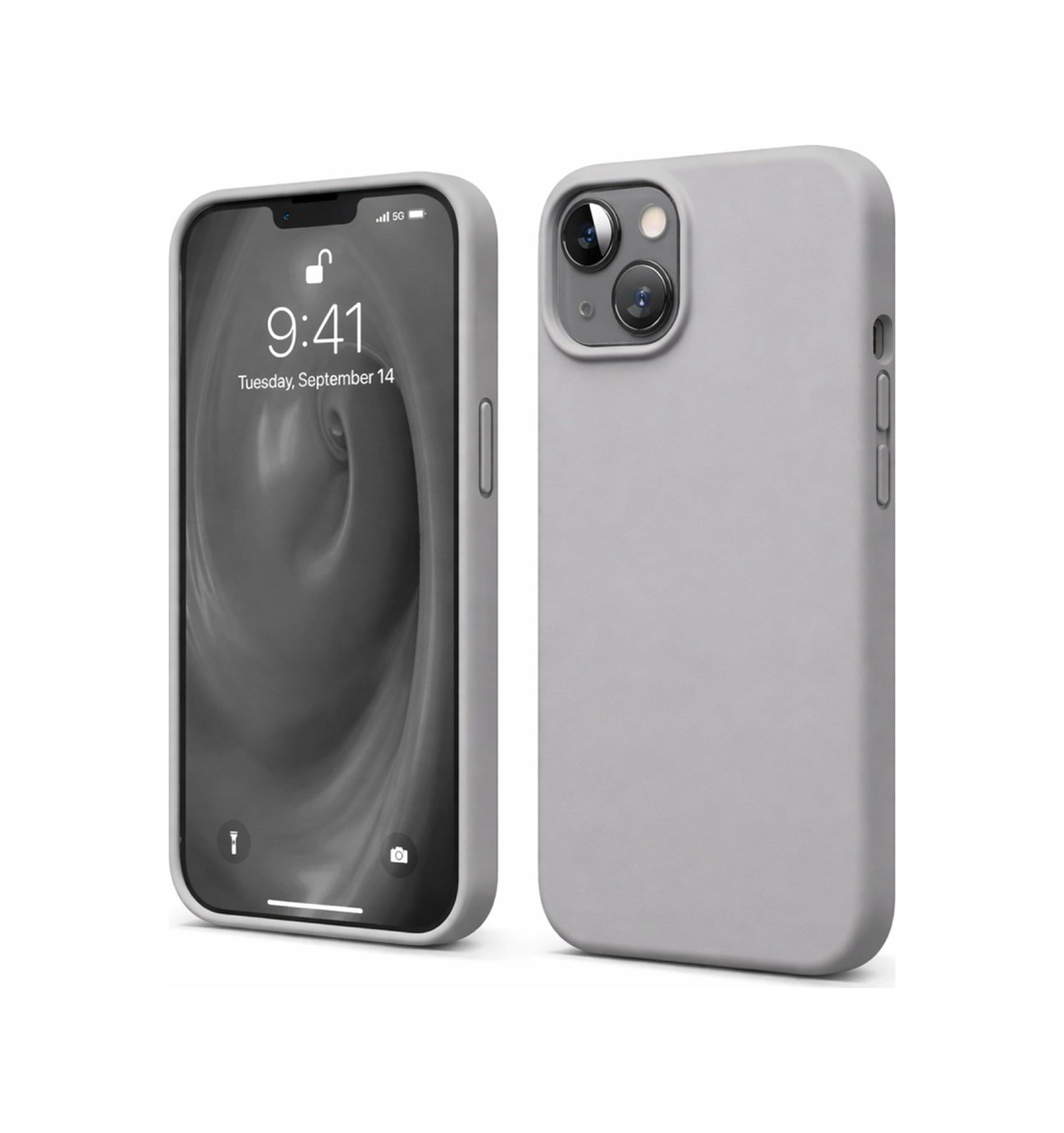 Apple   Uyumlu   iPhone 14 Kılıf First Silikon - Gri Belirtilmemiş