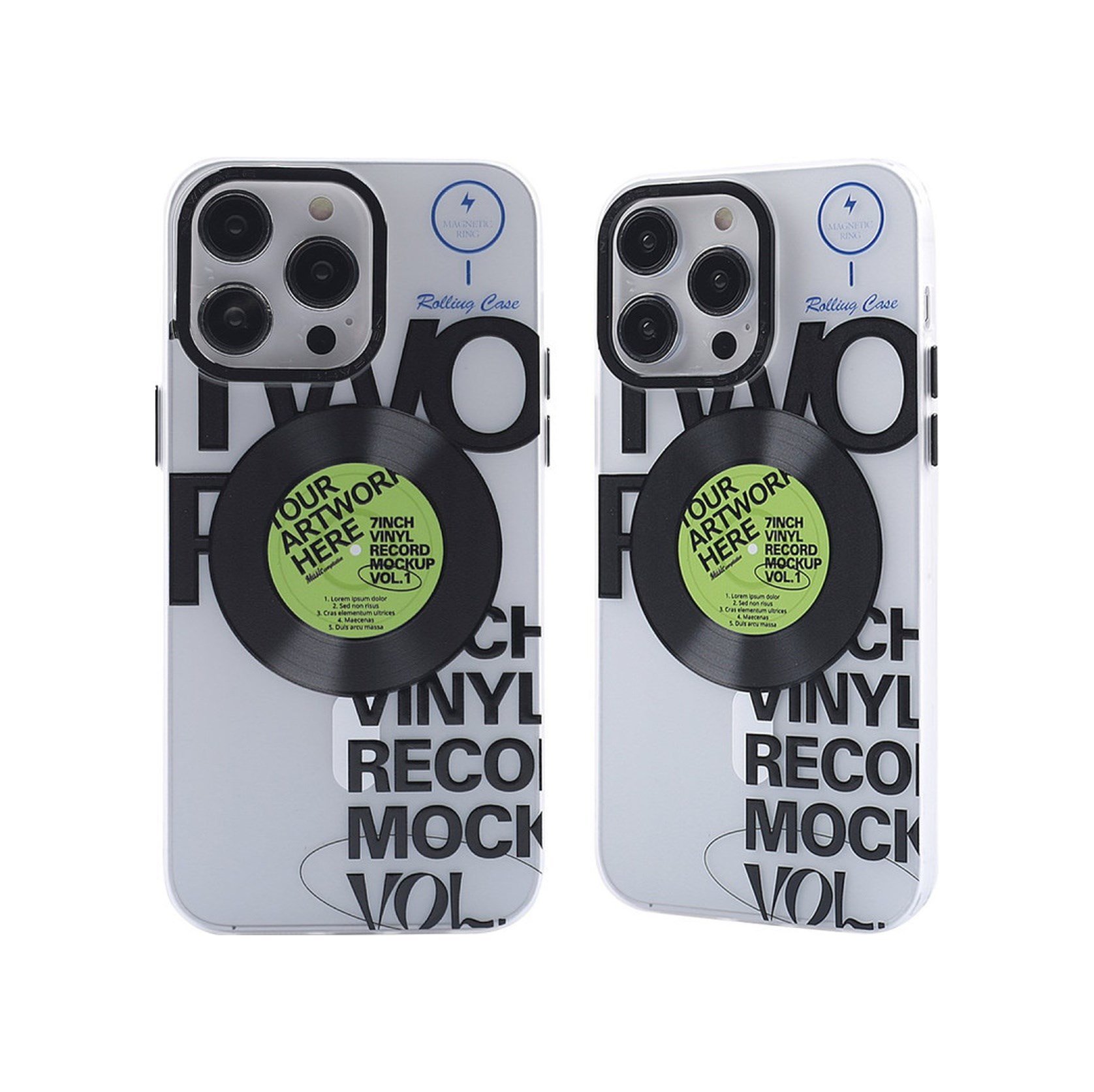 Apple   Uyumlu   iPhone 14 Pro Kılıf Apollo Magneticsafe Desenli Kapak - Apollo Şeffaf - 5 Belirtilmemiş
