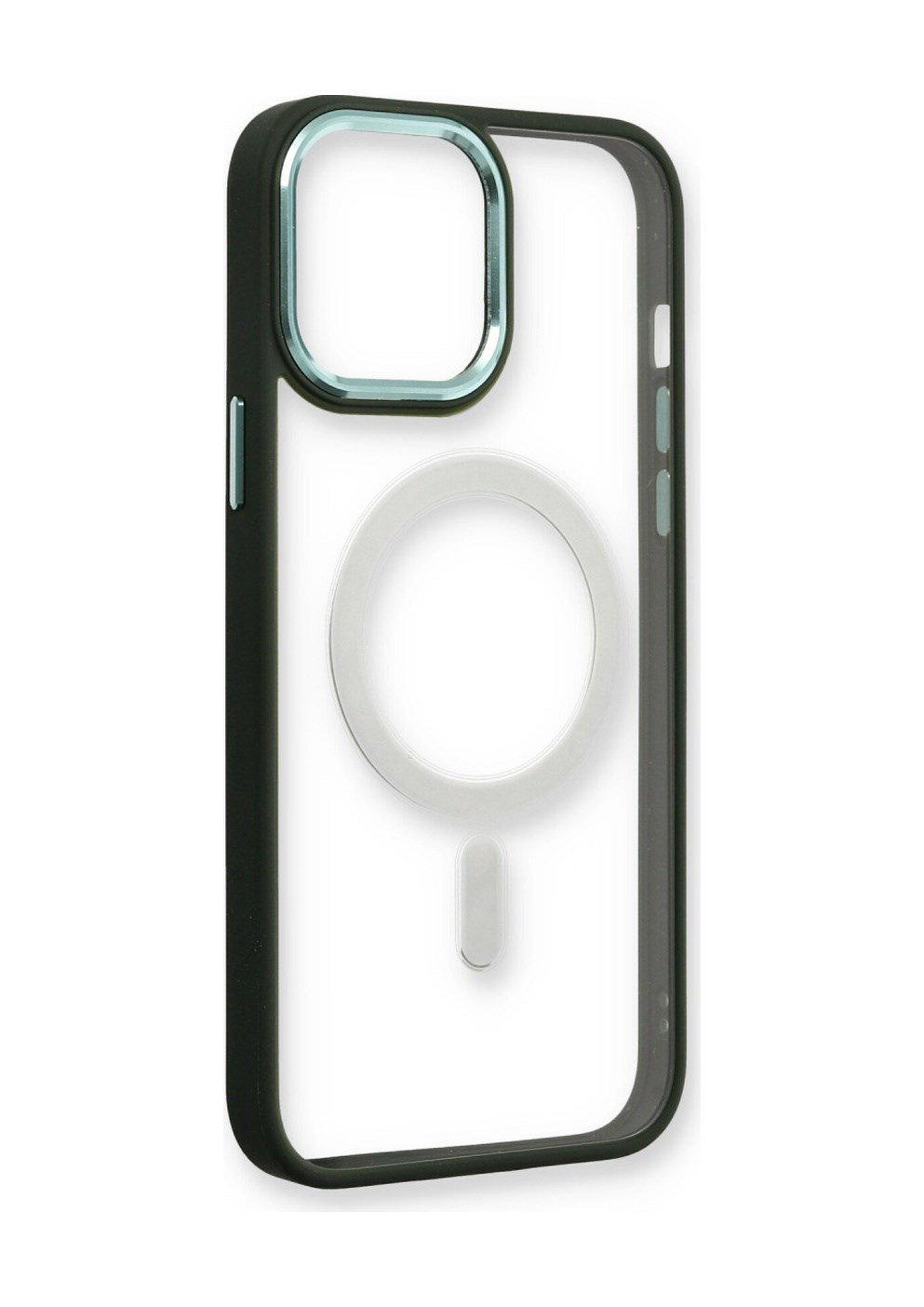 Apple Uyumlu   iPhone 14 Pro Kılıf Room Magneticsafe Silikon - Köknar Yeşili Belirtilmemiş