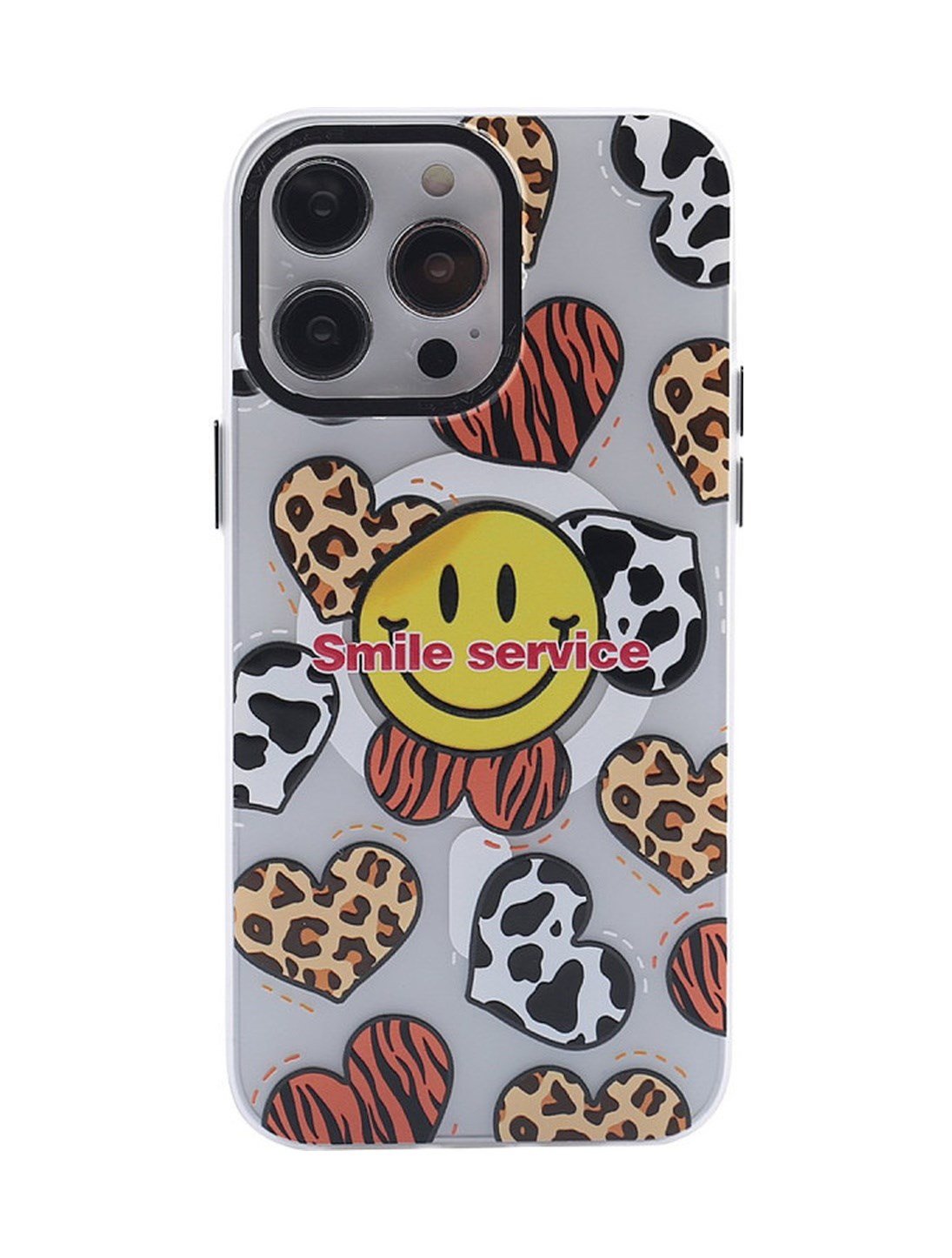 Apple Uyumlu   iPhone 14 Pro Max Kılıf Apollo Magneticsafe Desenli Kapak - Apollo Şeffaf - 2 Belirtilmemiş