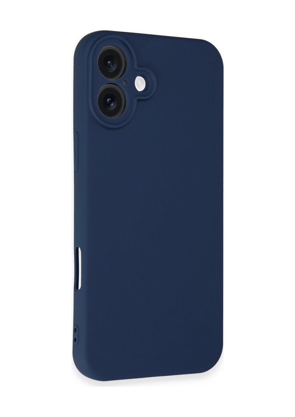 Apple Uyumlu   iPhone 16 Kılıf First Silikon - Lacivert Belirtilmemiş