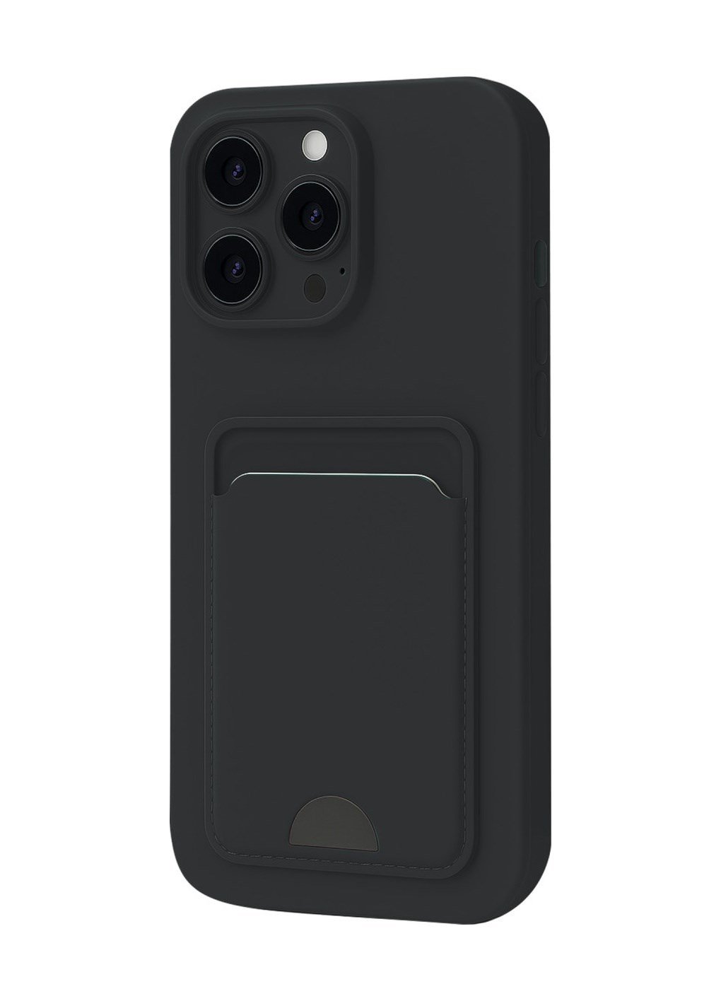Apple Uyumlu   iPhone 16 Plus Kılıf Kelvin Kartvizitli Silikon - Siyah Belirtilmemiş