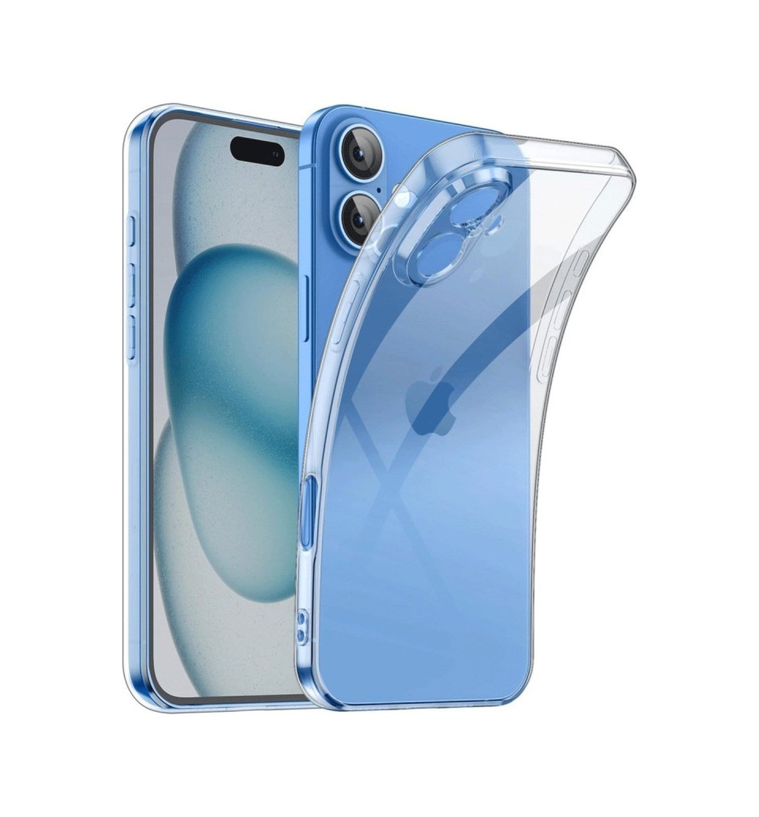 Apple Uyumlu   iPhone 16 Plus Kılıf Lüx Şeffaf Silikon Belirtilmemiş