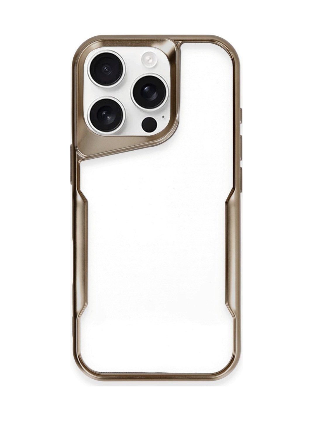 Apple Uyumlu   iPhone 16 Pro Kılıf Boyi Silikon Kapak - Desert Belirtilmemiş