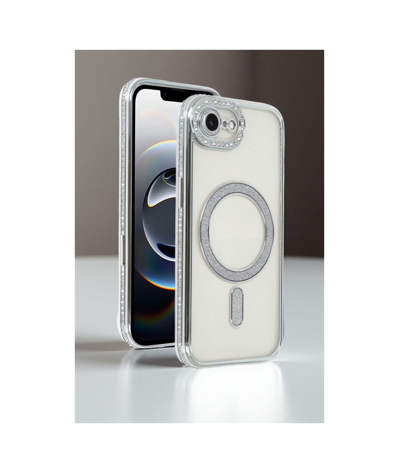 Apple Uyumlu   iPhone 16e Joke Simli Magneticsafe Kılıf - Derin Mor Belirtilmemiş