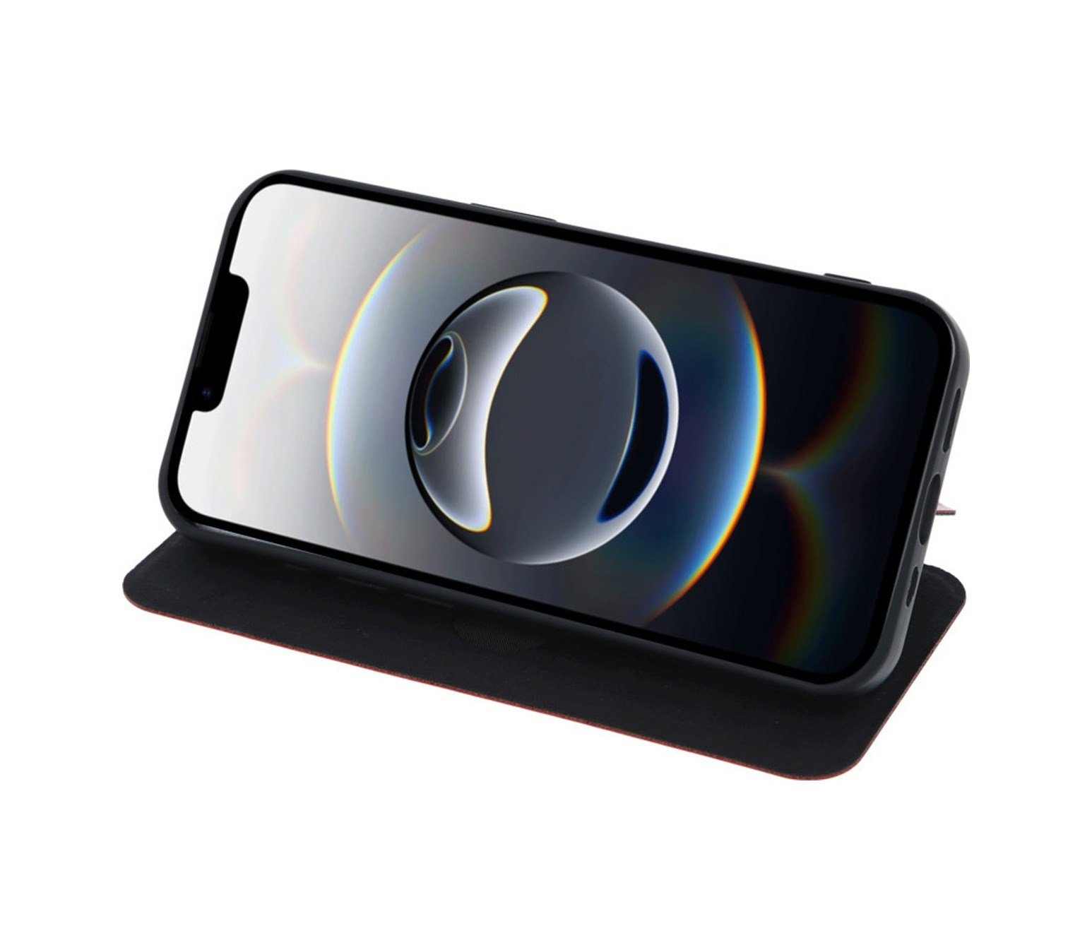 Apple Uyumlu   iPhone 16e Kılıf Flip Cover - Kırmızı Belirtilmemiş