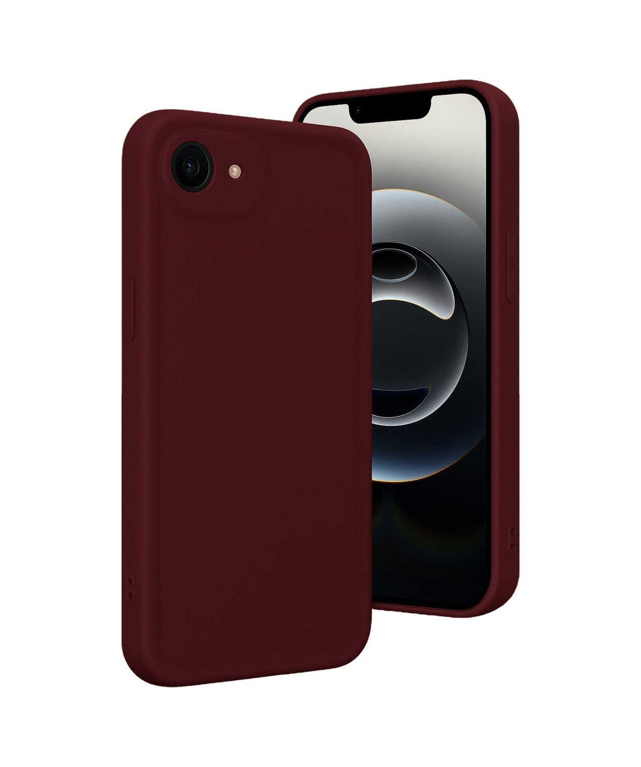 Apple Uyumlu   iPhone 16e Kılıf Viera Silikon - Bordo Belirtilmemiş