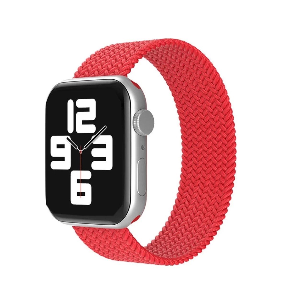 Apple Watch 38mm Uyumlu Ayarlı Solo Silikon Kordon - Kırmızı Diğer