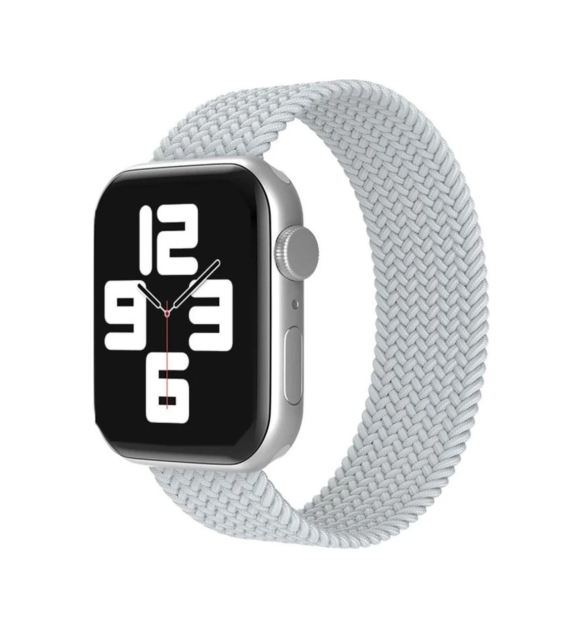 Apple Watch 38mm Uyumlu Ayarlı Solo Silikon Kordon - Beyaz -