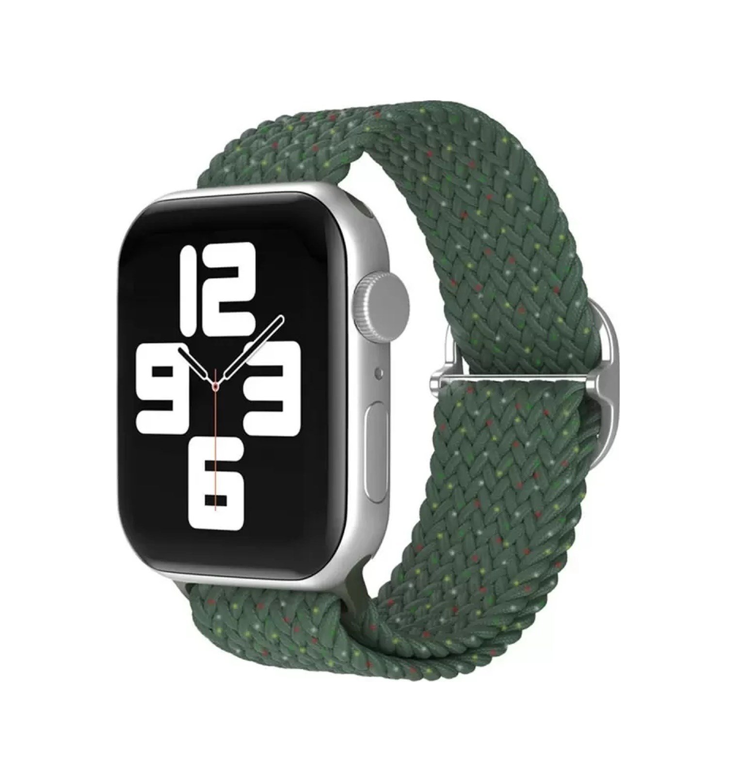 Apple Watch 38mm Uyumlu Star Kordon - Benekli Koyu Yeşil -