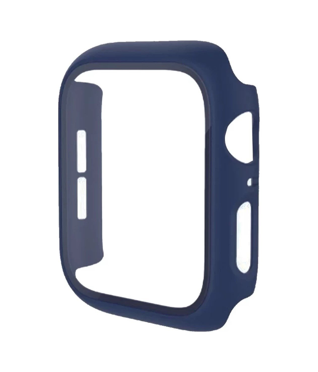 Apple Watch 40mm Uyumlu Camlı Kasa Ekran Koruyucu - Mavi Diğer