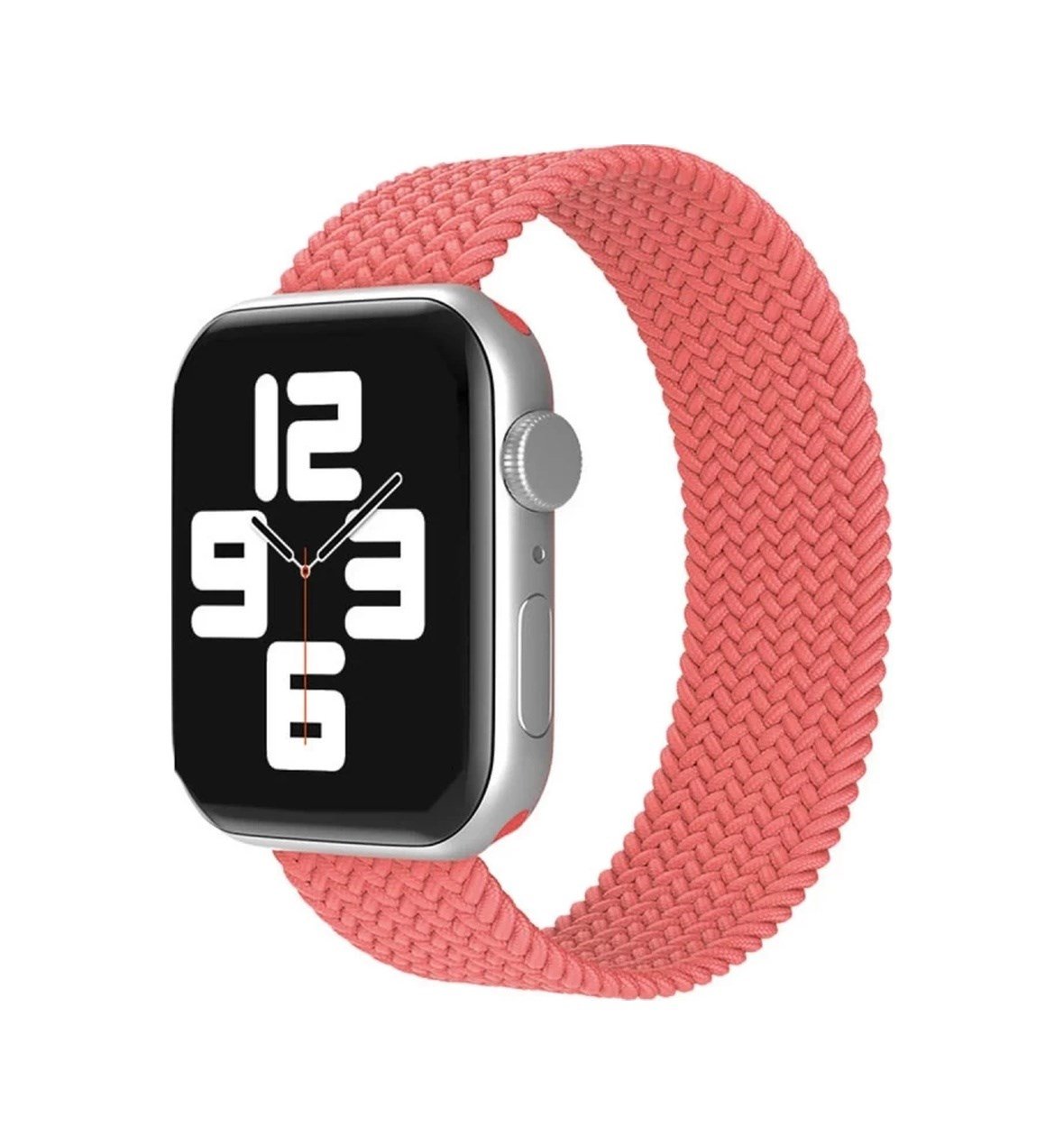 Apple Watch 42mm Uyumlu Ayarlı Solo Silikon Kordon - Pembe Diğer
