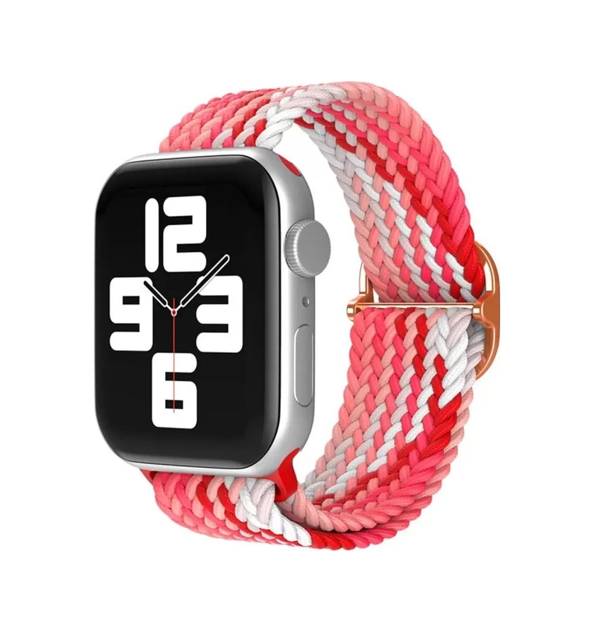 Apple Watch 42mm Uyumlu Star Kordon - Pembe-kırmızı -