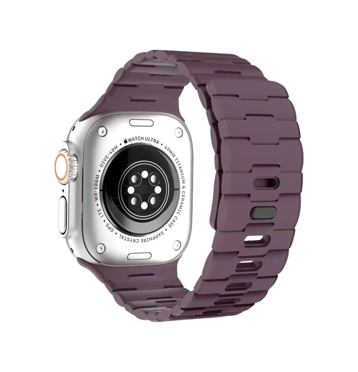 Apple Watch Ultra 49mm Uyumlu Wowen Kordon - Bordo -