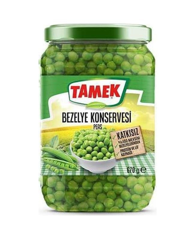 Bezelye Cam 670gr 1 Adet