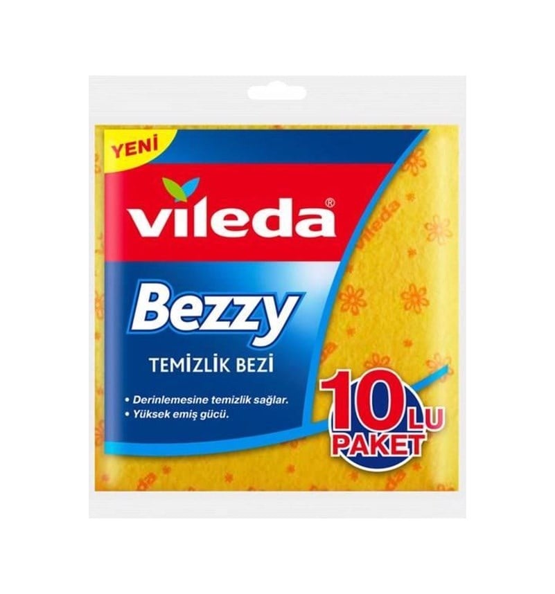 Bezzy Temizlik Bezi 10lu Çok Renkli