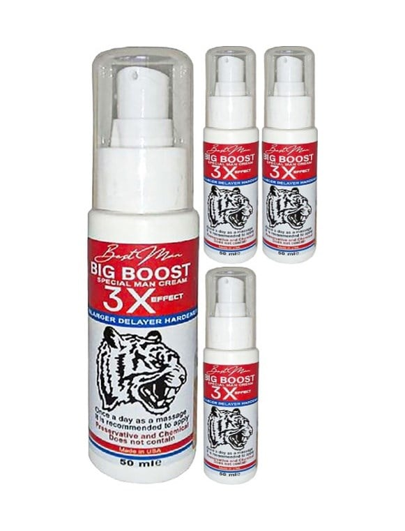 Bigboost Cream 4 Adet Erkek Uzun-kalın-sert- Bakım Kremi 50 Ml