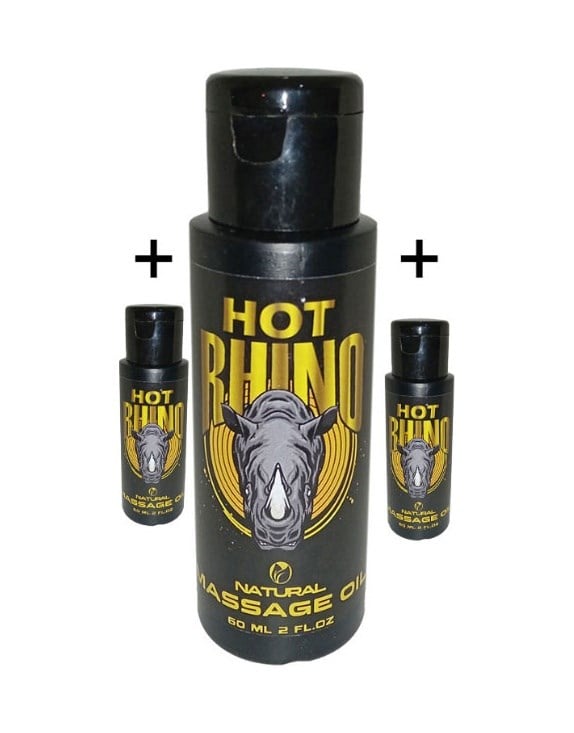 Bonie Hot Rhino 3 Adet Bay Bayan Masaj Yağı 60 Ml