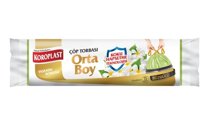Buzgulü Çöp Torbası Orta 1 Adet