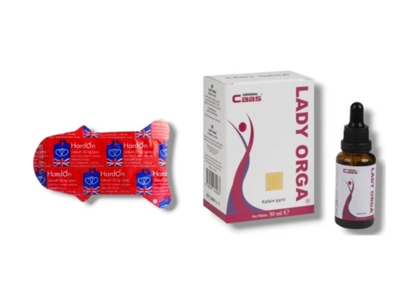 Caas Lady Orga Kadınlara Özel Istek Damla 30 Ml + Erkeklere Özel 6'lı Hediye