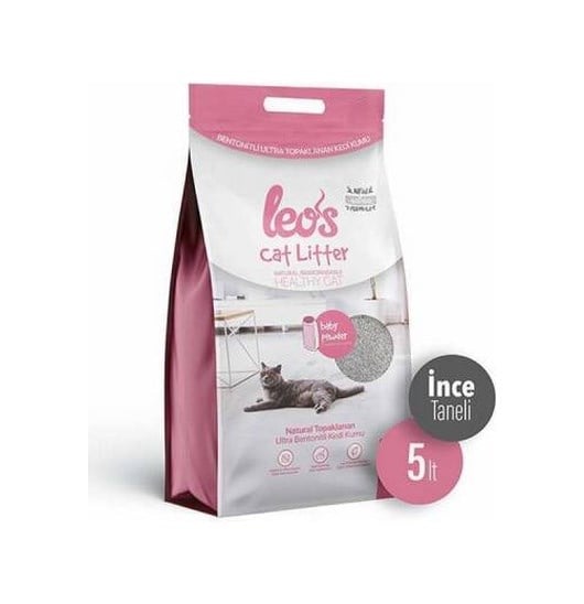 Cat Litter Baby Powder Kokulu İnce Taneli Kedi Kumu 2x5 Lt