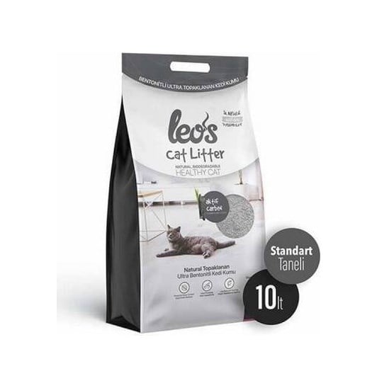 Cat Litter Grey Aktif Karbonlu Bentonit Kedi Kumu 2x10 Lt