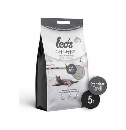 Cat Litter Grey Aktif Karbonlu Bentonit Kedi Kumu 2x5 Lt