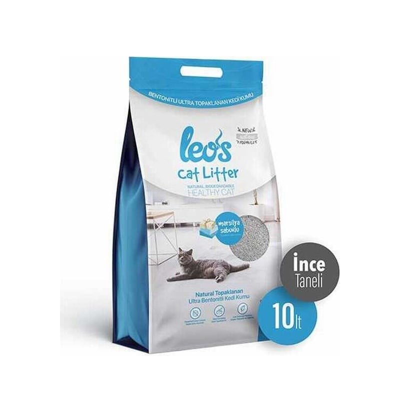 Cat Litter Marsilya Sabunlu Bentonit İnce Taneli Kedi Kumu 2x10 Lt