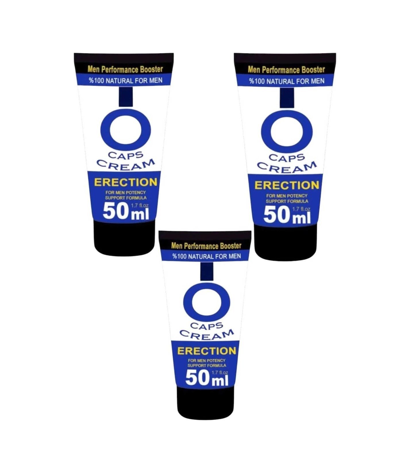 Cream Natural Booster Erkeklere Özel S.rtlik Kremi 50 Ml X 3 Adet