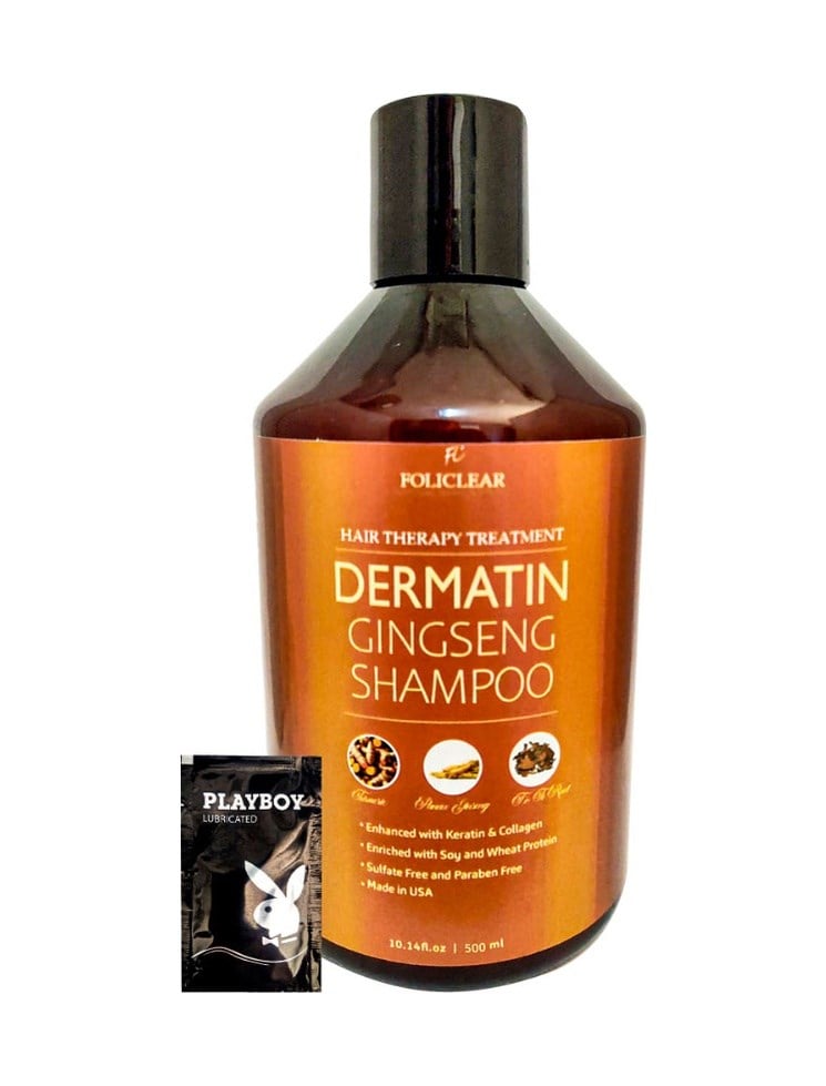 Dermatin Uzun Güçlü Saç Besleme Ginsengli Özel Bakım Sampuani 500 Ml X4 Shampooı + Hediye Jel