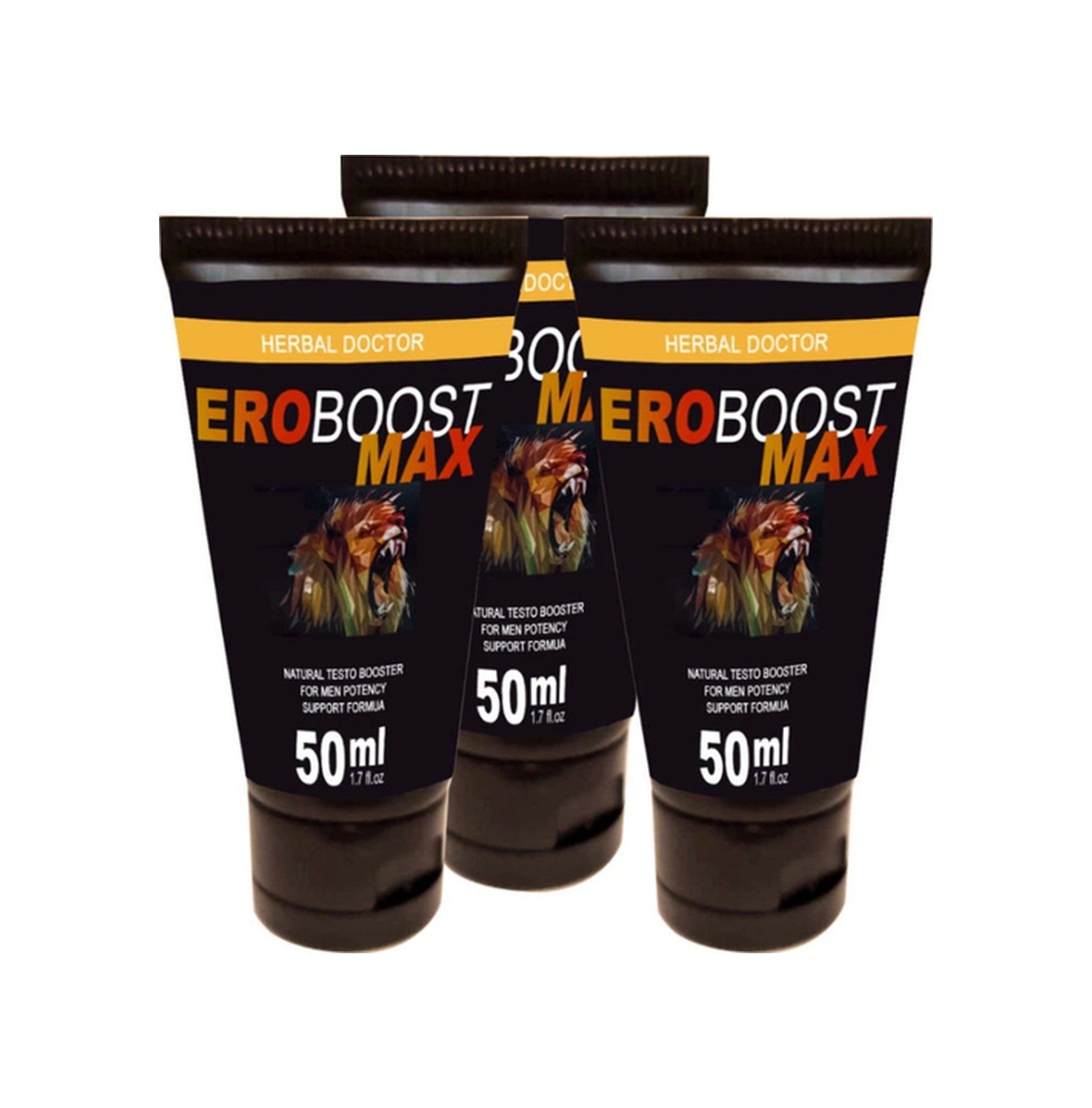 Eroboost Maxtesto 3 Tane 50 Ml Cream Boyut Harici Uygulama Kremi