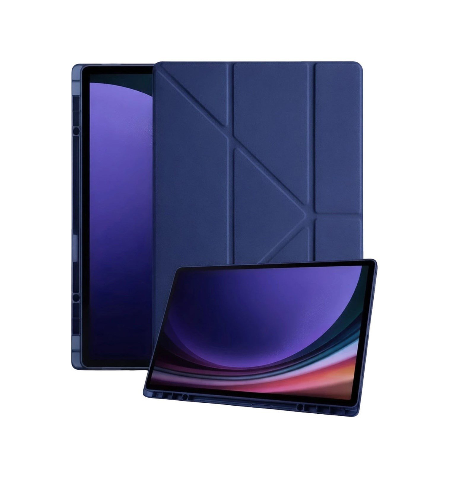 Galaxy Tab A11 Plus Kalemlikli Mars Tablet Kılıfı - Lacivert Diğer Diğer