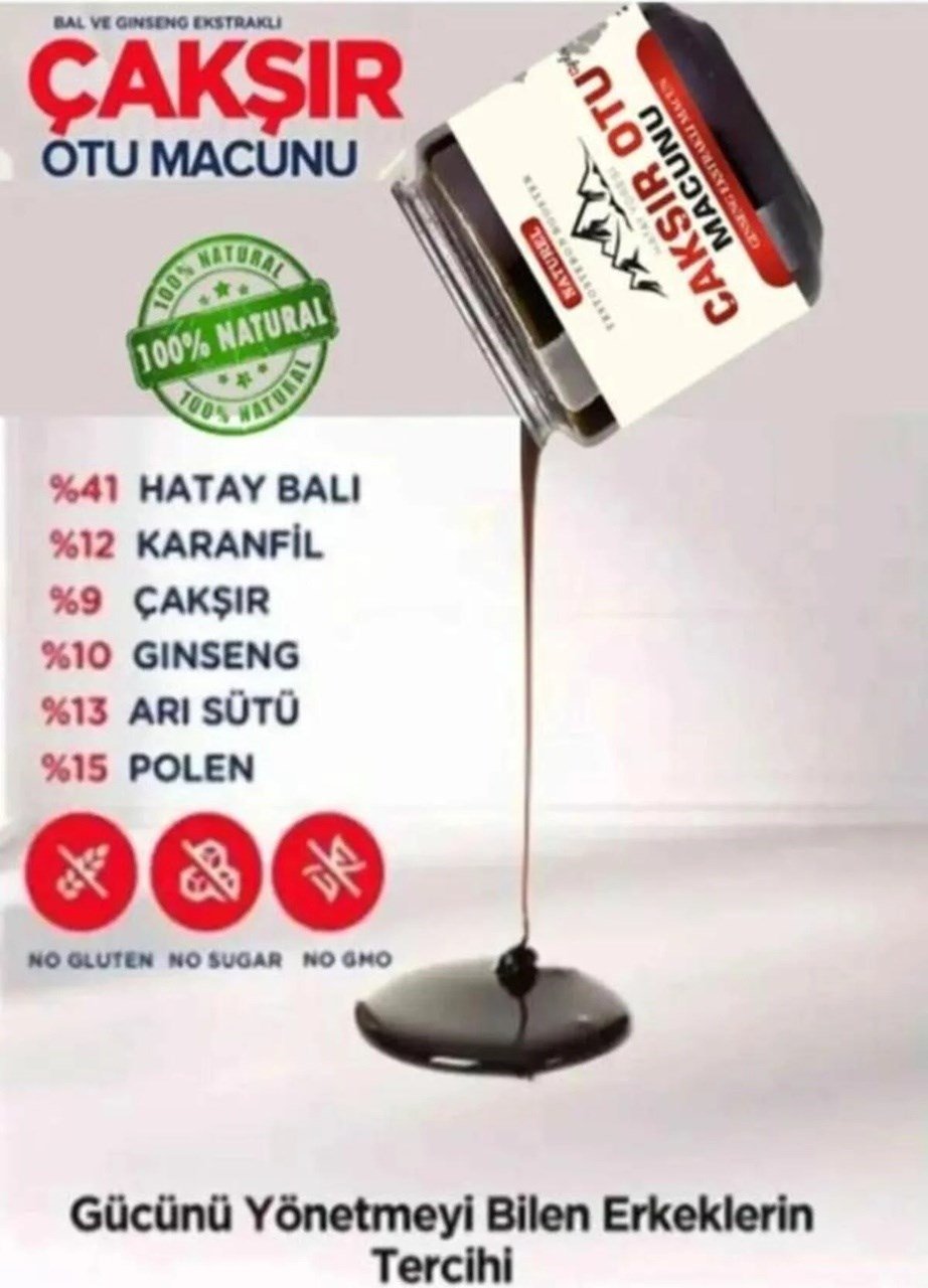 Hatay Çakşır Otu Erkeklere Çok Özel 240 Gr X 1 Ad. + Özel Kayganlaştırıcı Jel