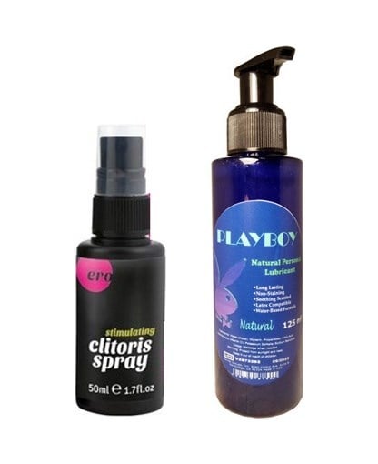 Hintohu Kadınlara Özel Sprey 50 Ml+playboy 125ml Lubricant Gel