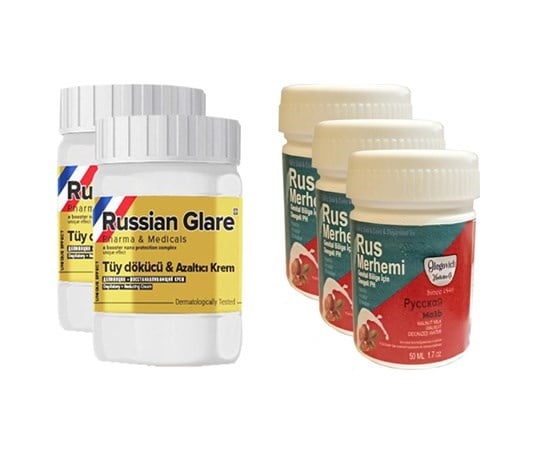Hintohu Tüy Dökücü Azaltıcı Merhem 50 Ml 2 Adet + Genital Bölge Merhemi 50 Ml 3 Adet