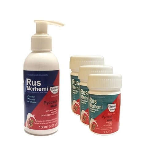 Hintohu Tüy Dökücü Azaltıcı Rus Merhemi 150 Ml 1 Adet + Genital Bölge Merhemi 50 Ml 3 Adet