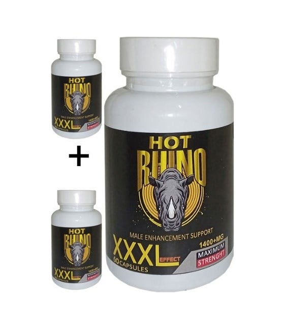 Hotrhino Xxxlcapsules For Men 3 Adet 60 Pcs Erkekler Için Büyütücükapsüller 60 Lı