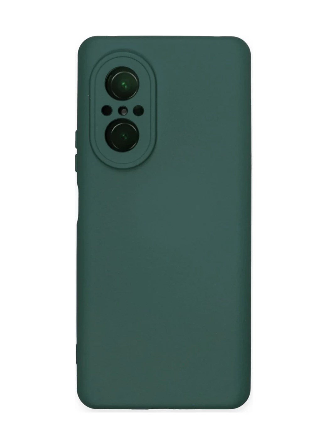 Huawei Nova 9 Se Uyumlu Kılıf Nano İçi Kadife Silikon - Koyu Yeşil Belirtilmemiş