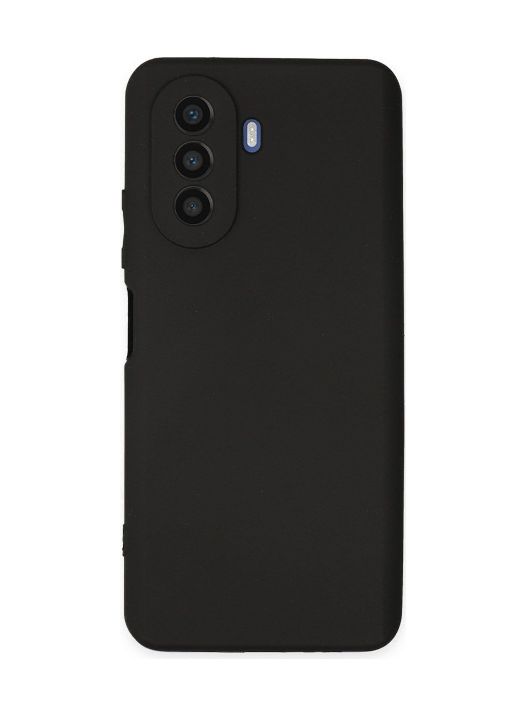Huawei Nova Y70 Uyumlu Kılıf First Silikon - Siyah Belirtilmemiş