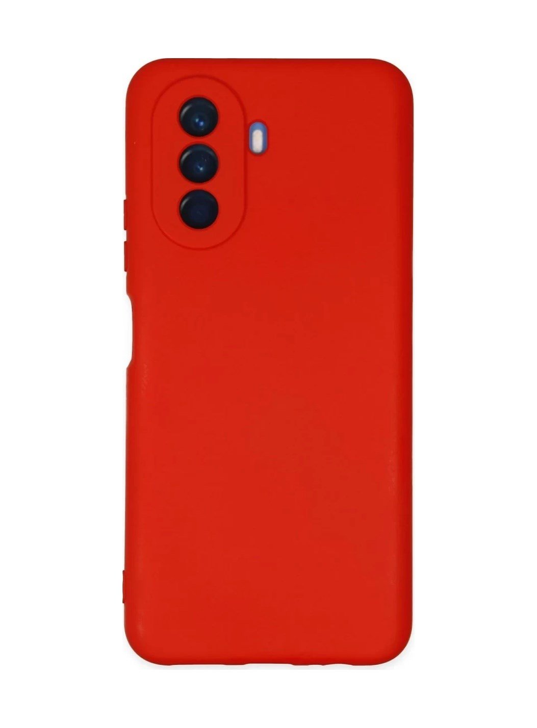 Huawei Nova Y70 Uyumlu Kılıf Nano İçi Kadife Silikon - Kırmızı Belirtilmemiş