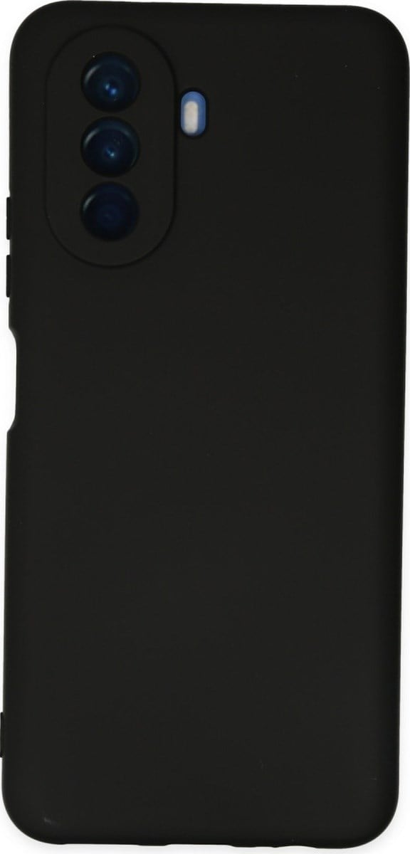 Huawei Nova Y70 Uyumlu Kılıf Nano İçi Kadife Silikon - Siyah Belirtilmemiş