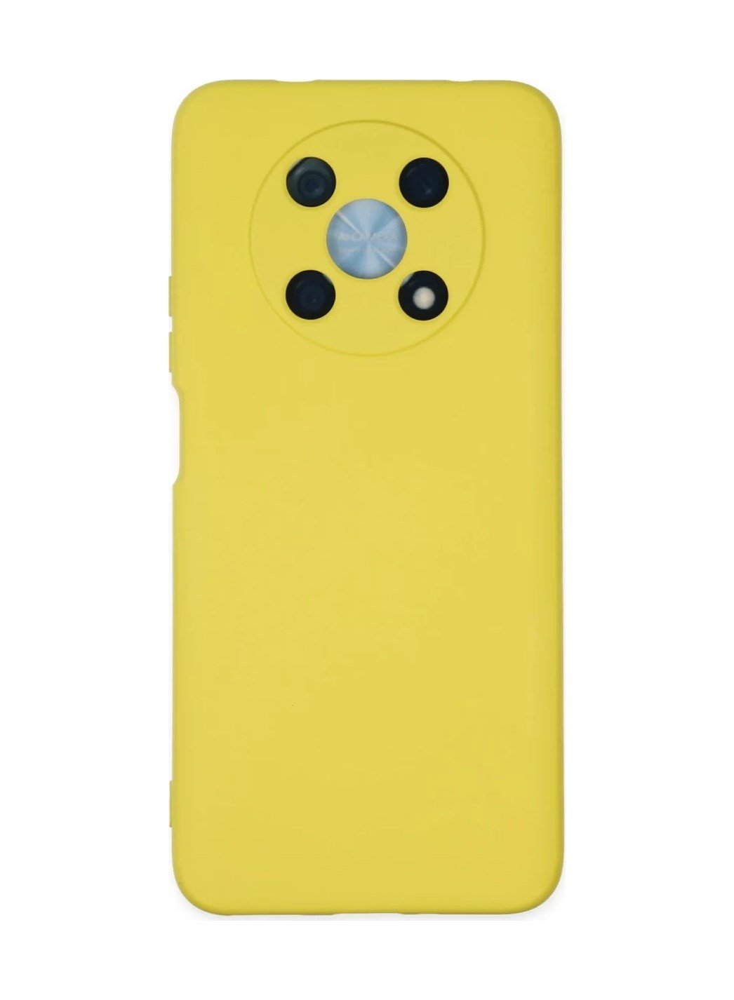 Huawei Nova Y90 Uyumlu Kılıf Nano İçi Kadife Silikon - Sarı Belirtilmemiş