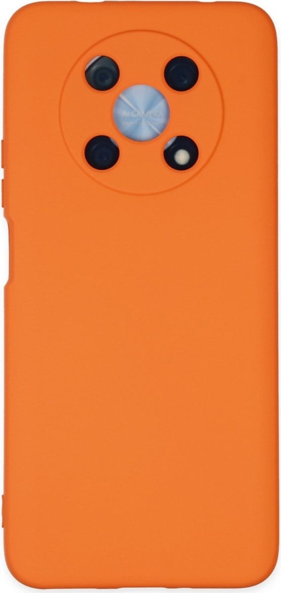 Huawei Nova Y90 Uyumlu Kılıf Nano İçi Kadife Silikon - Turuncu Belirtilmemiş