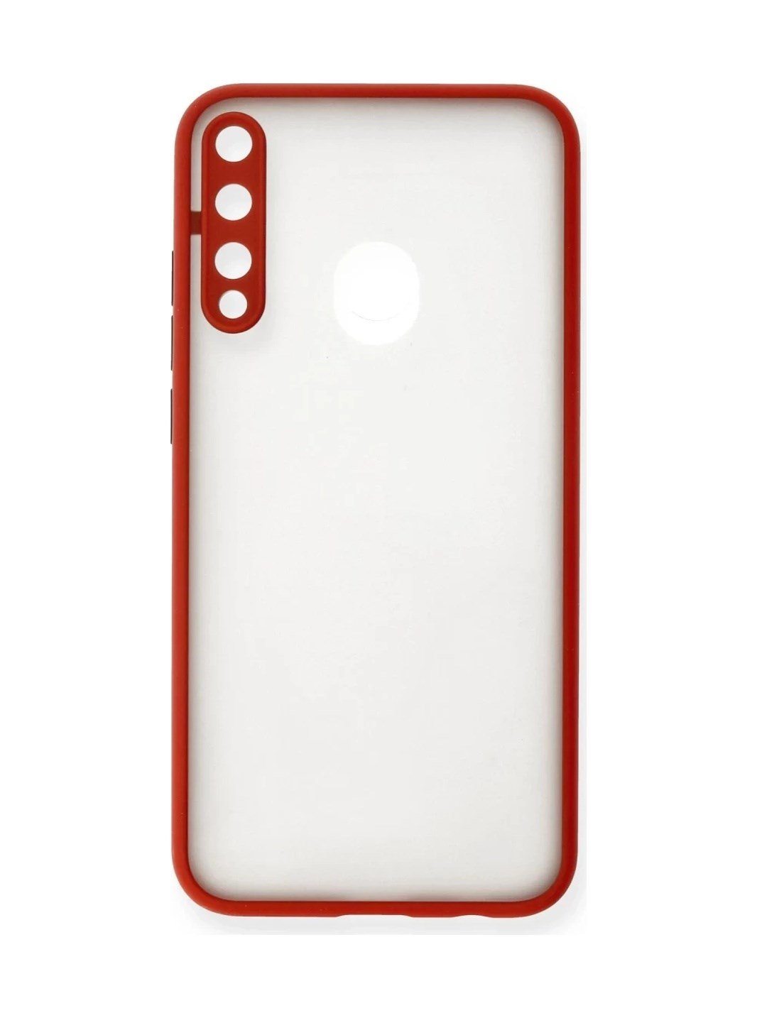 Huawei P40 Lite Uyumlu E Kılıf Montreal Silikon Kapak - Kırmızı Belirtilmemiş