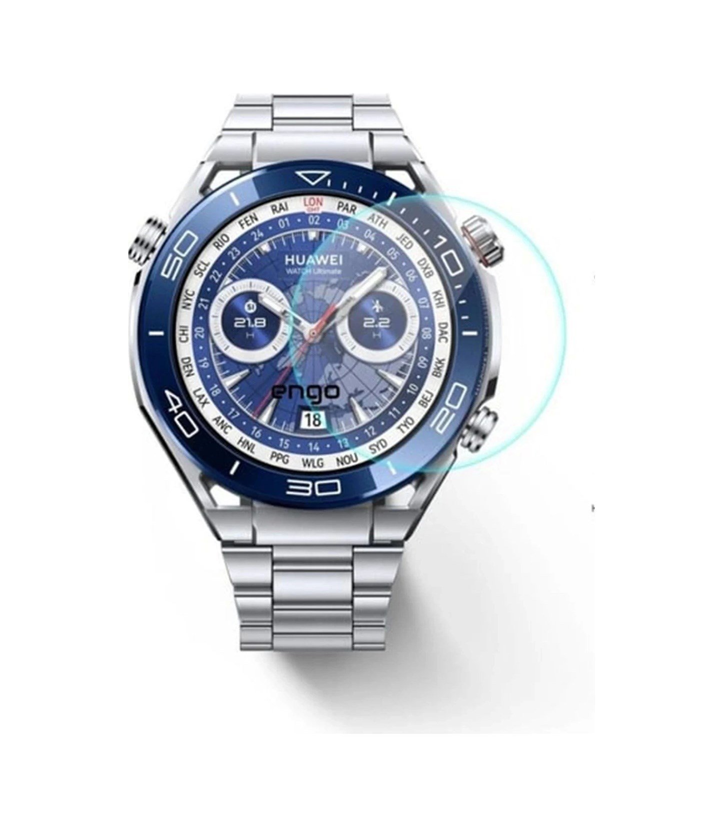Huawei Watch Ultimate Polymer Nano Ekran Koruyucu - Şeffaf